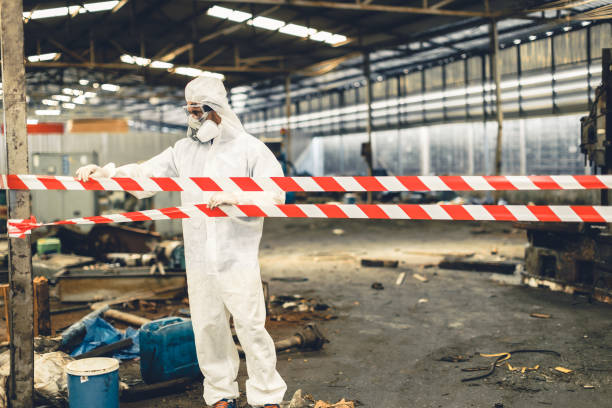 Professional Infectious Disease Decontamination technician working in Ogunquit, ME